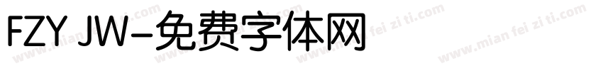 FZY JW字体转换
